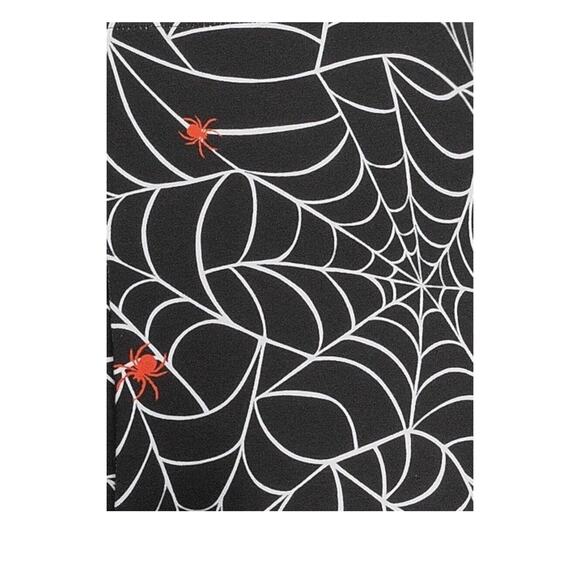 No Boundaries Womens juniors Halloween Spider Web Ankle Leggings size 3XL New - Picture 2 of 3